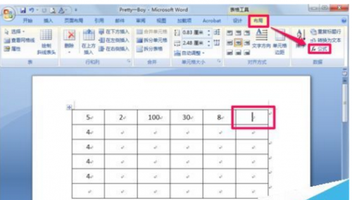 word2010里怎么输入求和公式