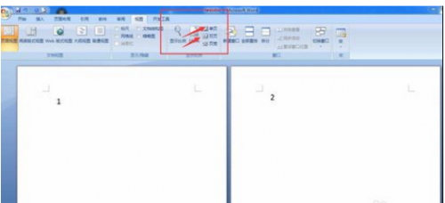 word2007怎么把四页的弄成2页 1